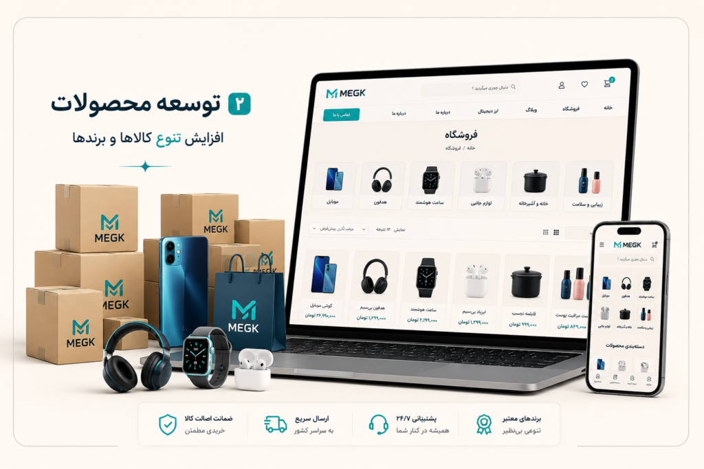 فراتر از فروشگاه اجناس - مگک - MEGK